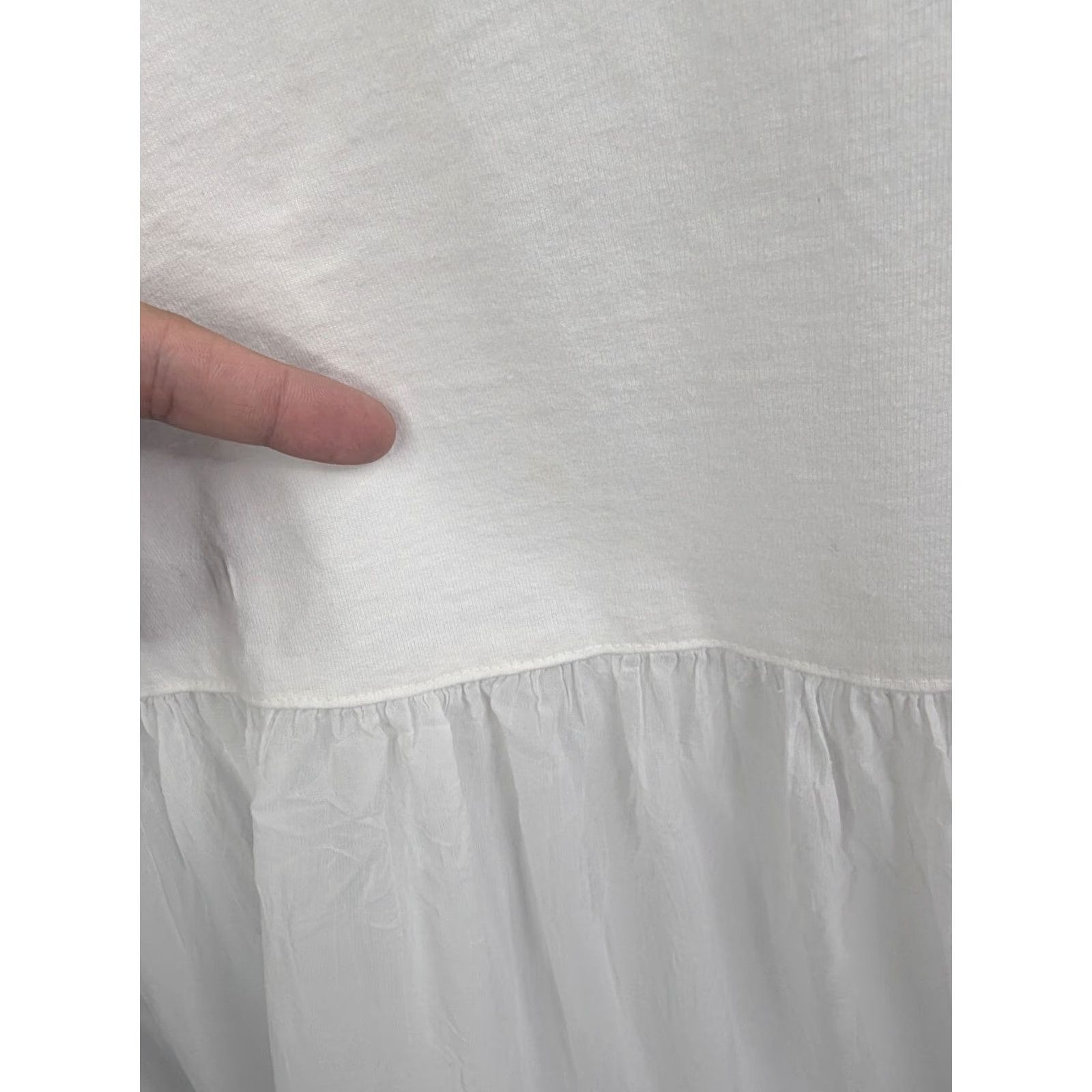 Johnny Was VINTAGE Johnny Was T-Shirt Dress White Midi Embroidery Sun Astrology Womens XS? Size M / US 6-8 / IT 42-44 - 6 Thumbnail