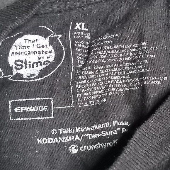 Anime That Time I Got Reincarnated As A Slime Long Sleeve T-Shirt Size US XL / EU 56 / 4 - 4 Thumbnail