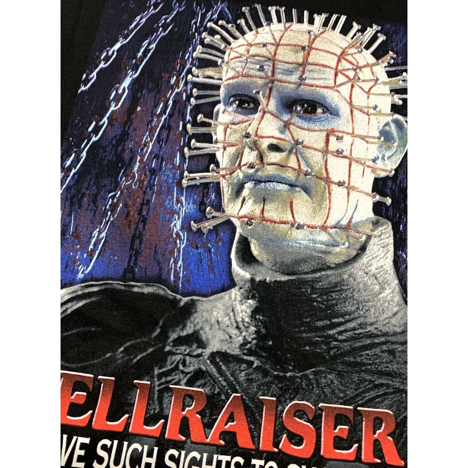 Vintage VINTAGE Hellraiser Shirt Adult XL Black Graphic Print Toy Promo Tee Neca Reel Toys Halloween Horror 2000s Mens Womens Size US XL / EU 56 / 4 - 7 Thumbnail
