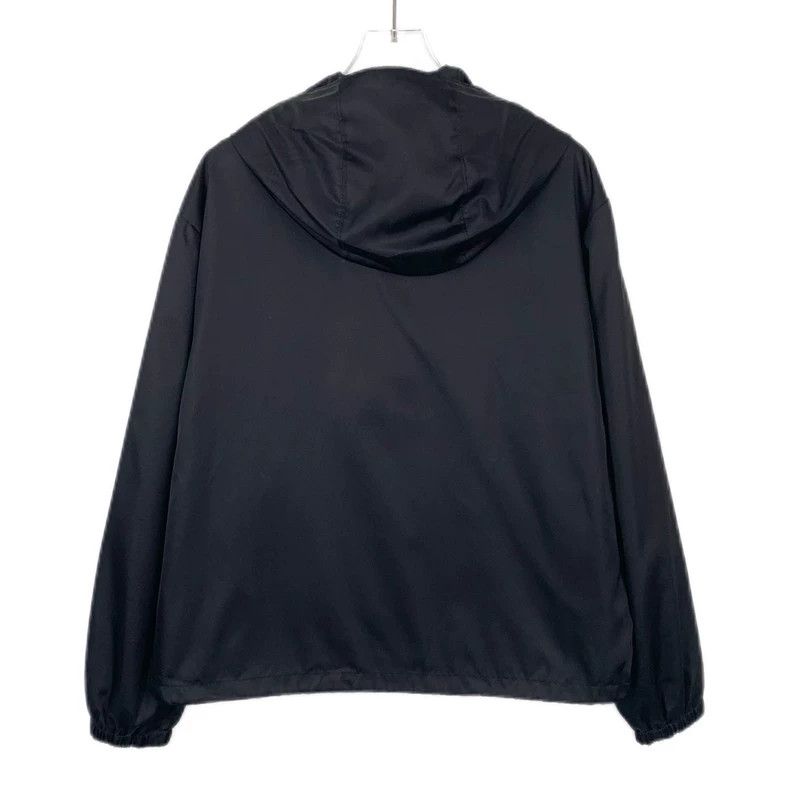 Prada Prada Size 38 Three-dimensional floral black zipper jacket Size US XXS / EU 40 - 2 Thumbnail