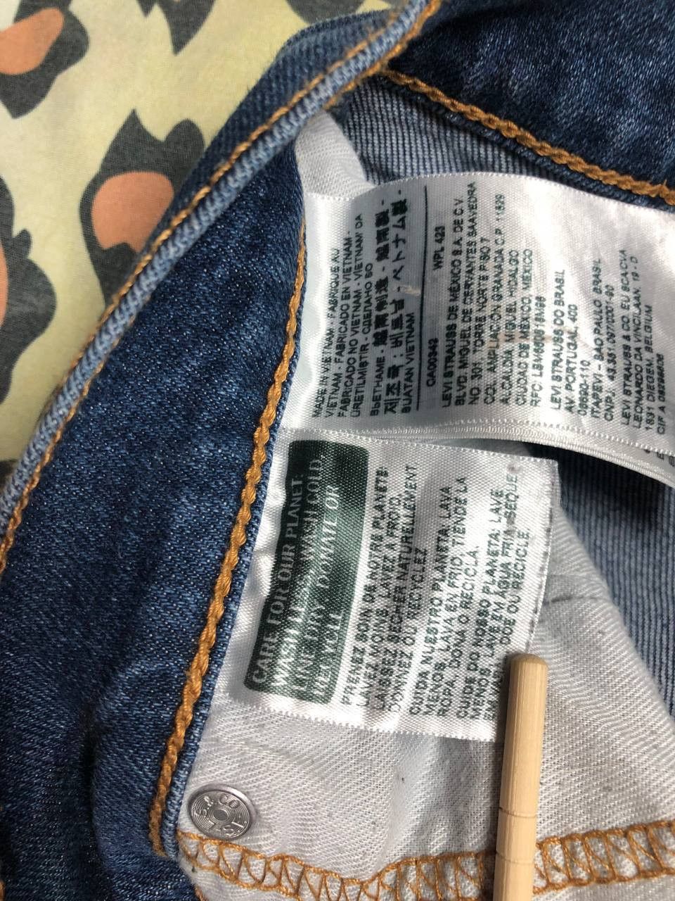 Levi's × Vintage vintage Levis Jeans 510 denim distressed spring pants 90s Size US 30 / EU 46 - 3 Thumbnail