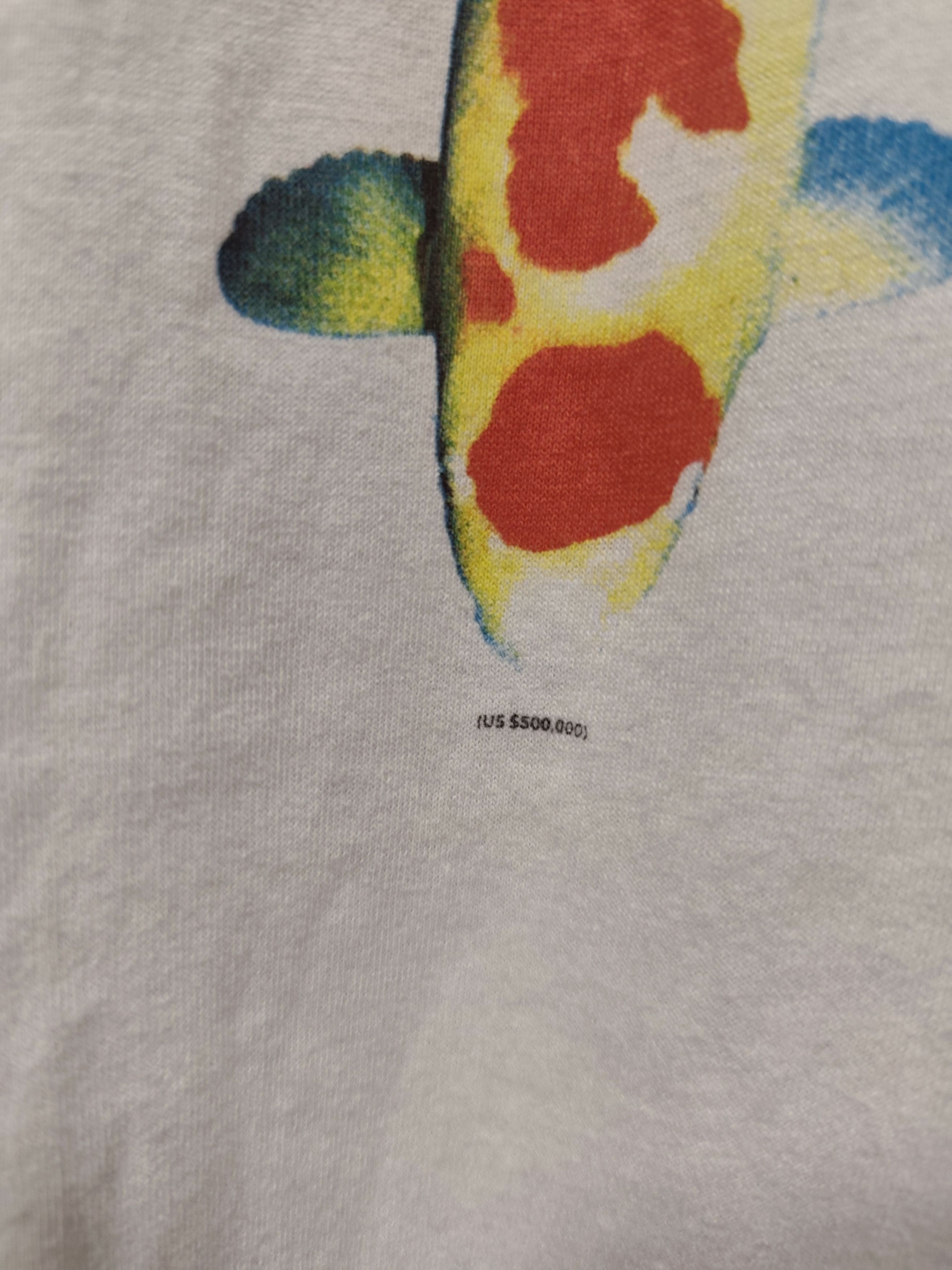 Vintage Vintage 90s t shirt koi fish by tag oneita Size US XL / EU 56 / 4 - 2 Thumbnail