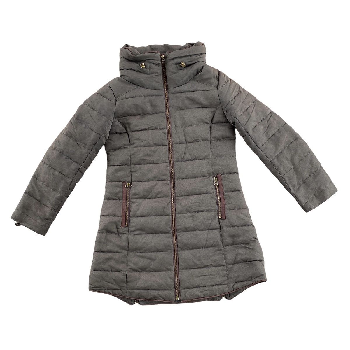 Japanese Brand Kirkas Zip Up Down Jacket Size S / US 4 / IT 40 - 1 Thumbnail