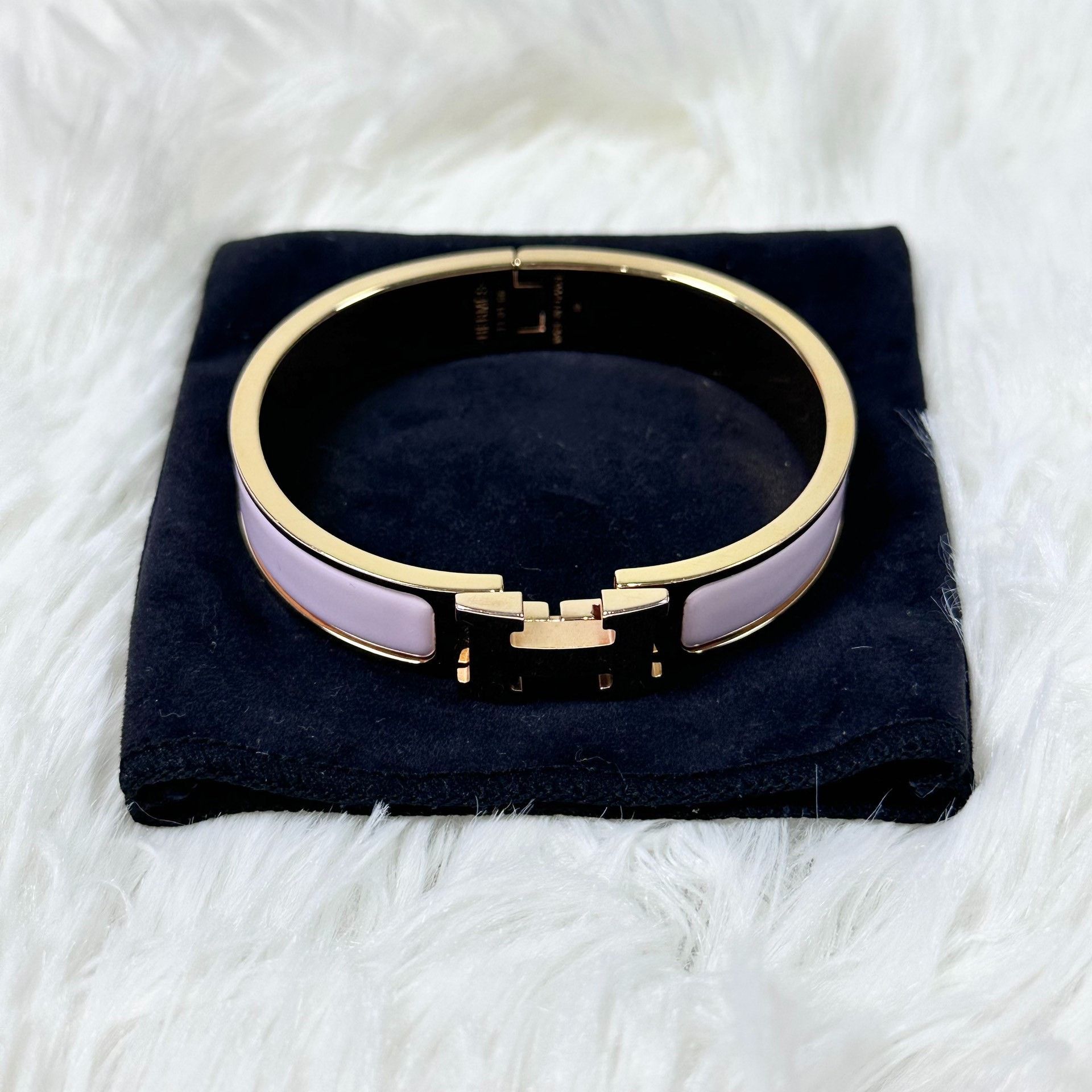 Hermes Hermès Clic H Enamel Bracelet Size ONE SIZE - 1 Thumbnail