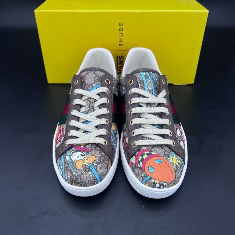 Gucci Gucci Disney Donald Duck Print Low-Top Sneakers - Size US 8 / EU 41 - 2 Thumbnail