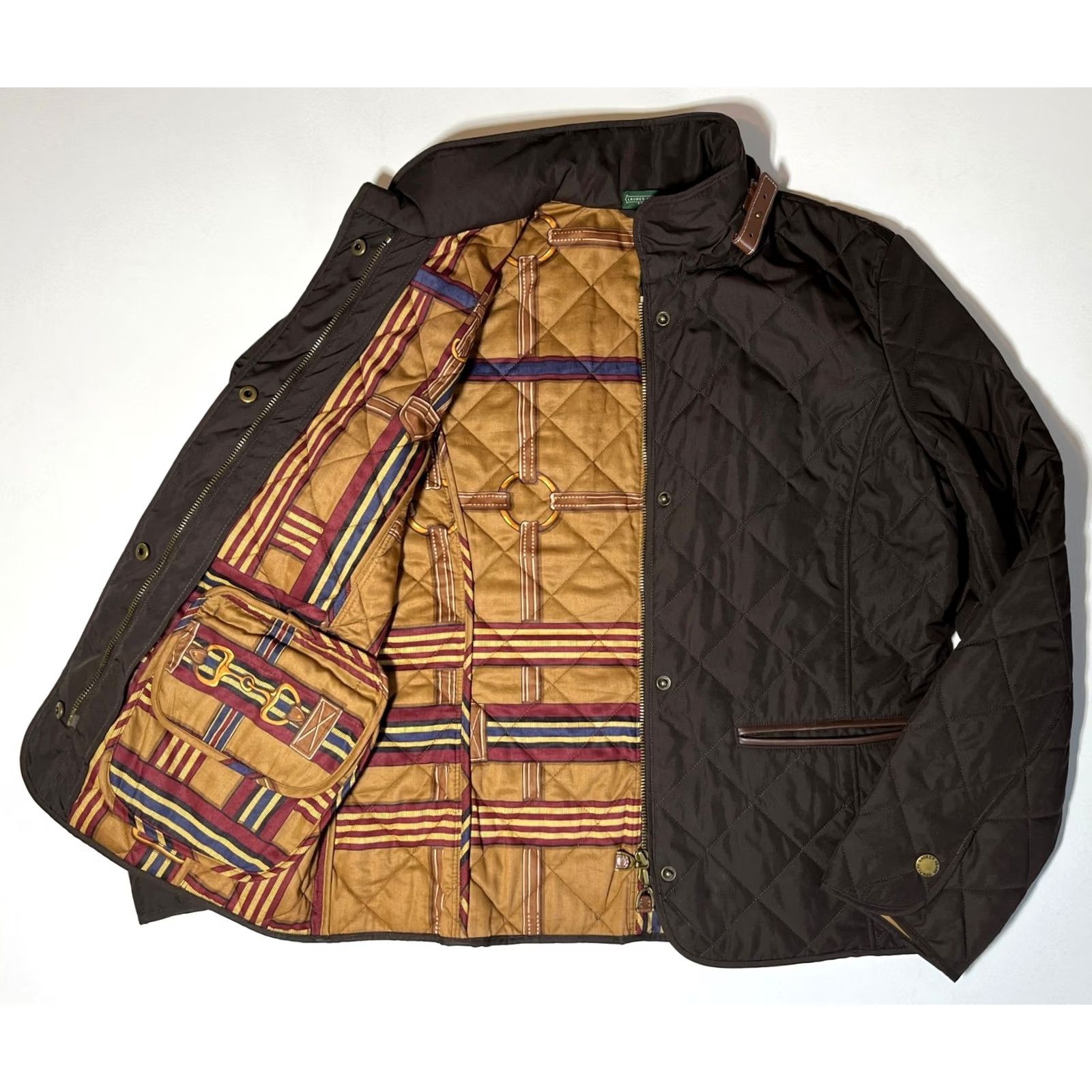 Ralph Lauren VINTAGE Ralph Lauren Women's Quilted Barn Jacket Shirt Size 32" / US 10 / IT 46 - 7 Thumbnail