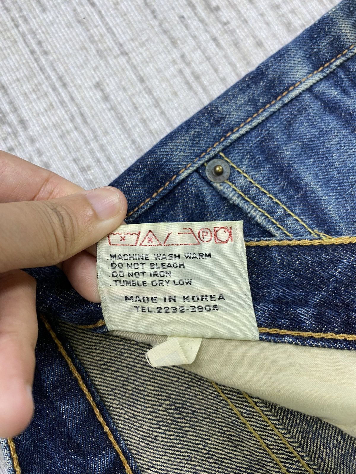 Hysteric Glamour × Vintage Vintage L’Selvage Jeans Distressed Denim Pants Size US 31 - 15 Thumbnail