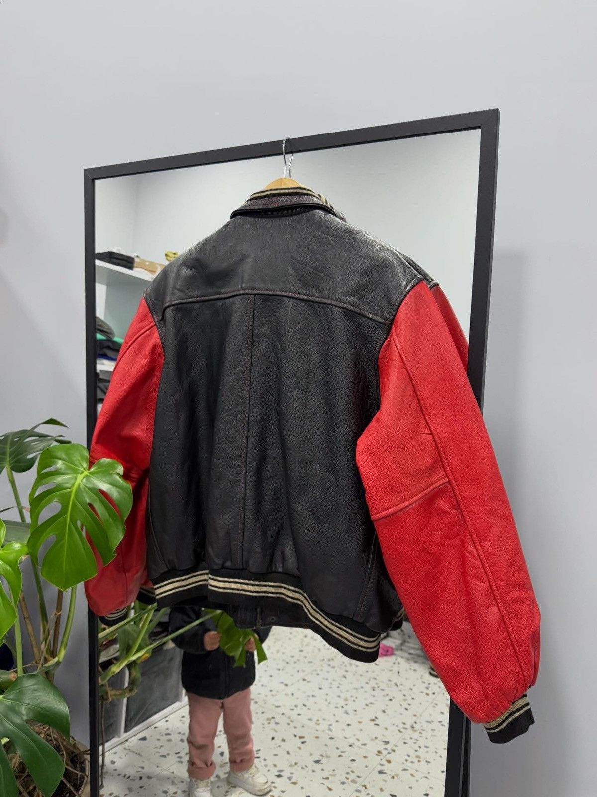 Other Gringo vintage leather varsity jacket size L Size US L / EU 52-54 / 3 - 2 Thumbnail