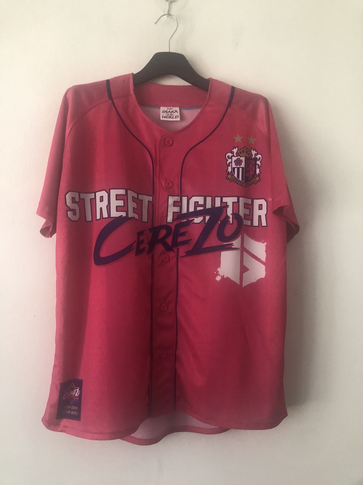 Cartoon Network × Street Fighter CEREZO OSAKA Baseball Jersey Street Fighter Capcom T Shirt Size US M / EU 48-50 / 2 - 5 Thumbnail