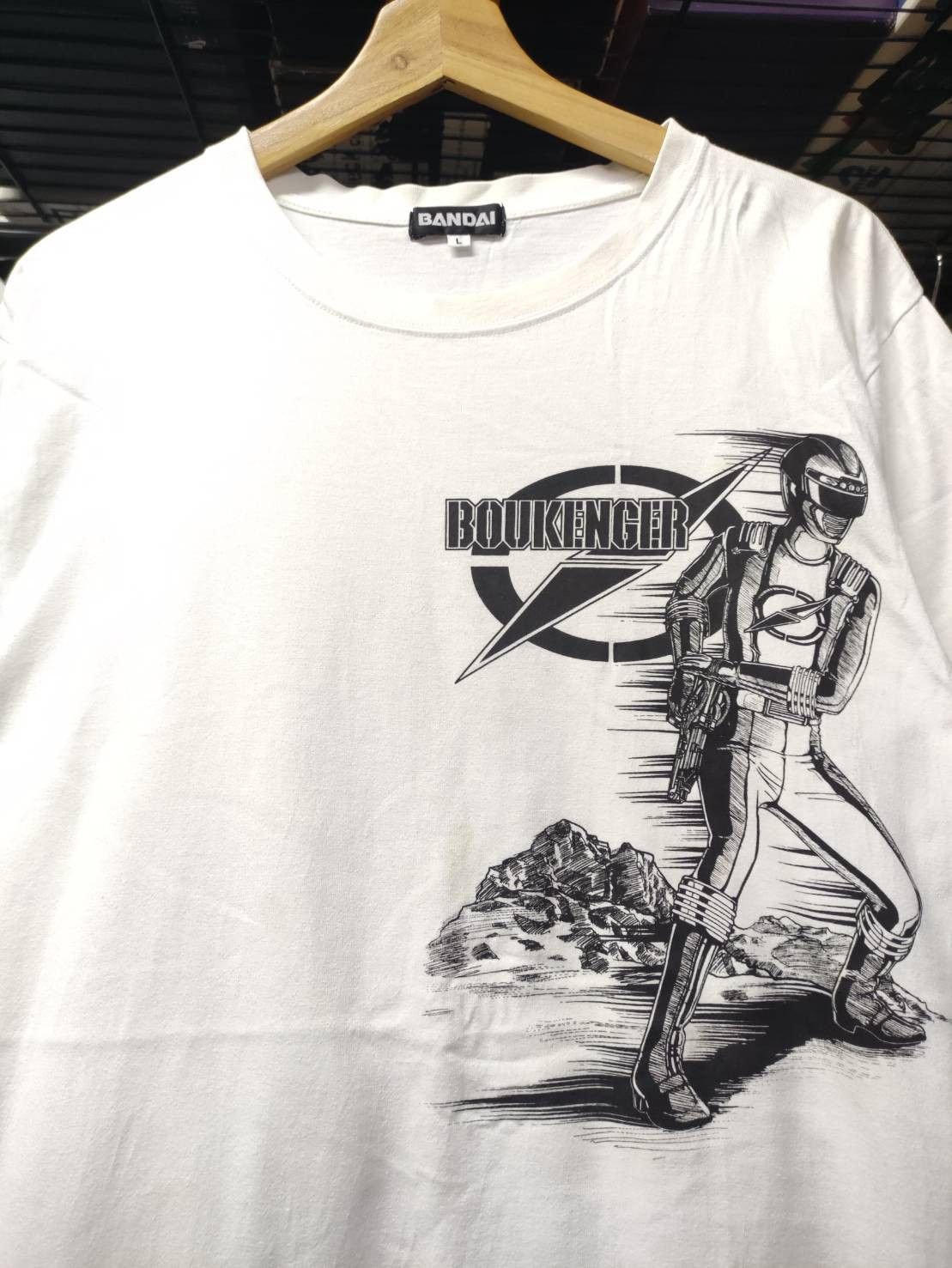 Anime Vtg 00's GoGo Sentai Boukenger Promo Bandai T-Shirt Size US L / EU 52-54 / 3 - 1 Thumbnail