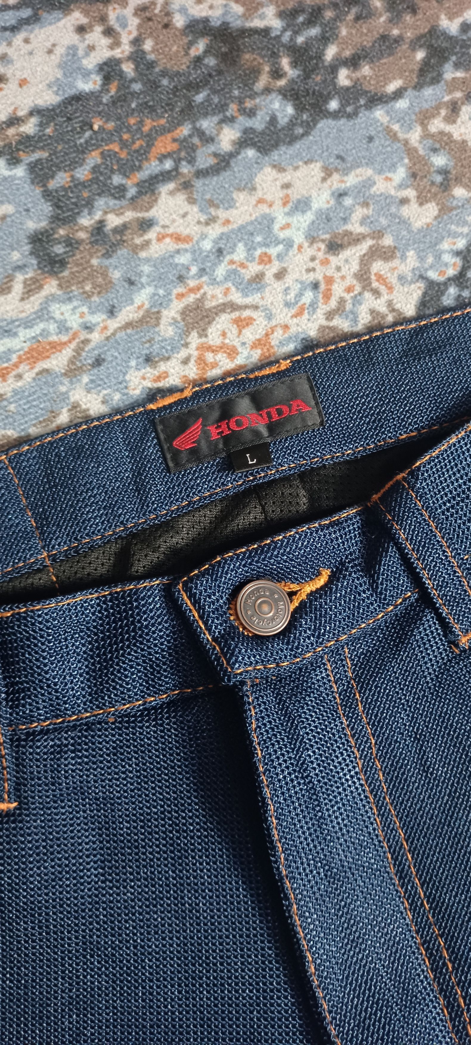 Honda × Japanese Brand × Vintage Honda Mesh Denim Style Pants OSYEX - X23 Size US 32 / EU 48 - 6 Thumbnail