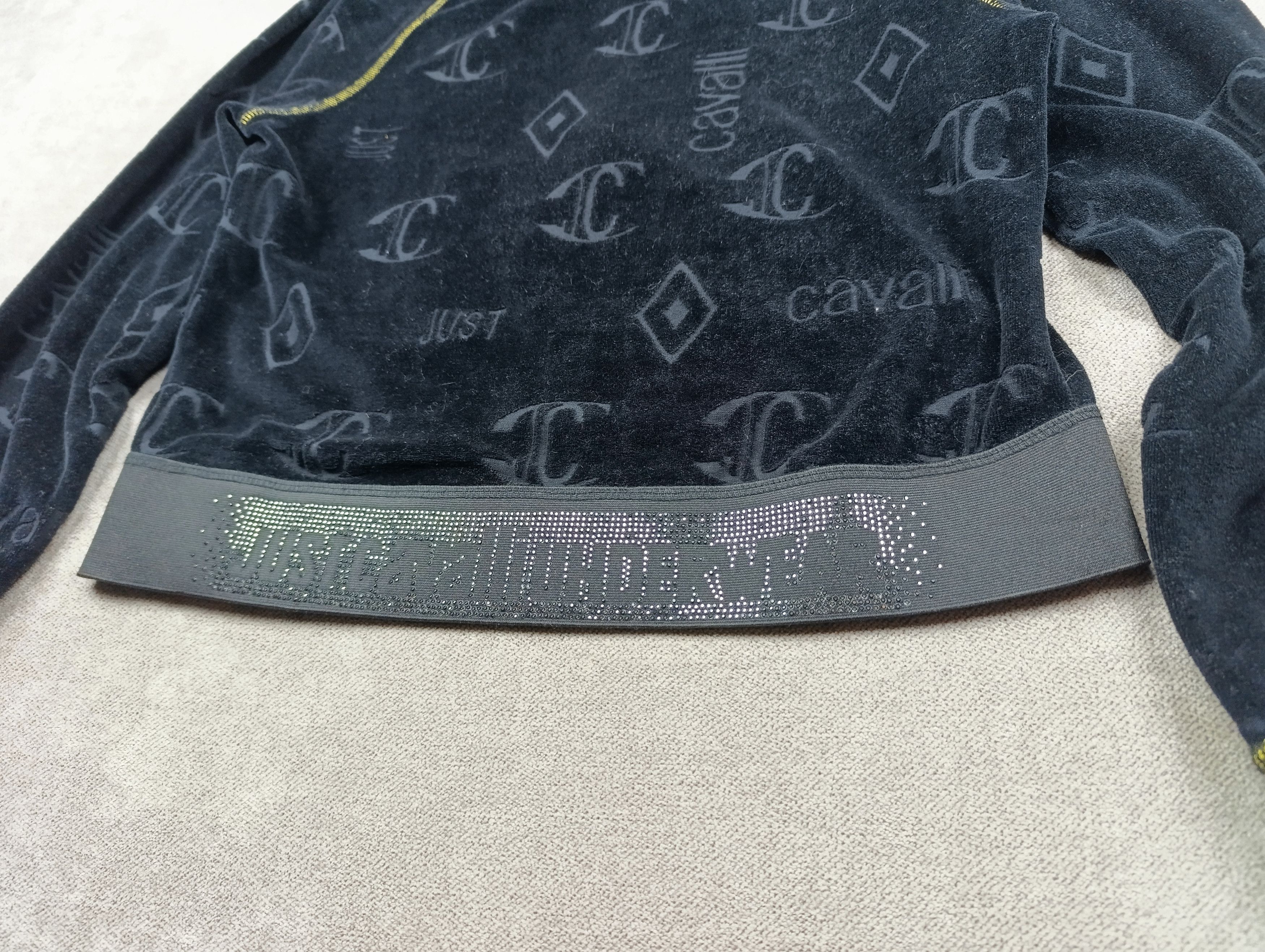 Just Cavalli JUST ROBERTO CAVALLI UNDERWEAR VELOUR MONOGRAM HOODIE Size S / US 4 / IT 40 - 15 Thumbnail