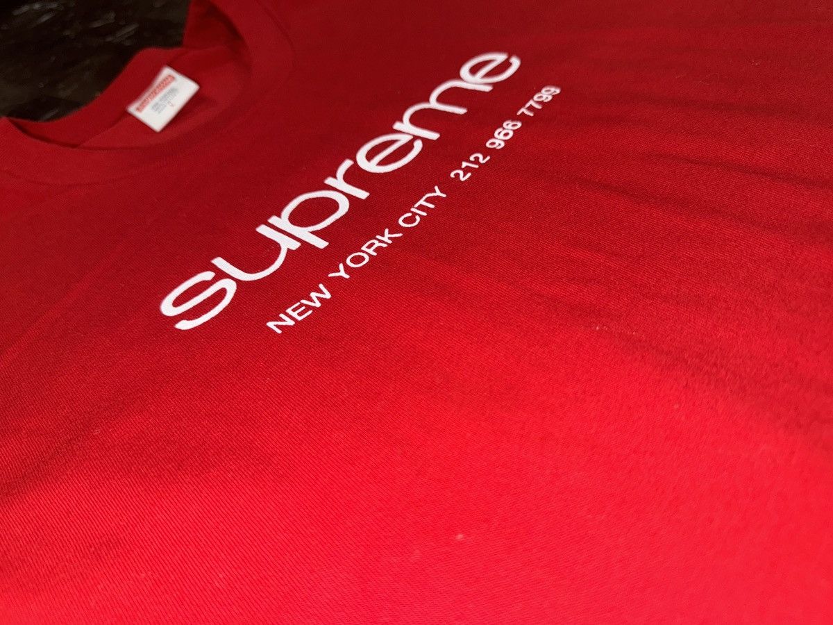 Supreme Supreme Shop Tee (Red) Size US L / EU 52-54 / 3 - 1 Thumbnail