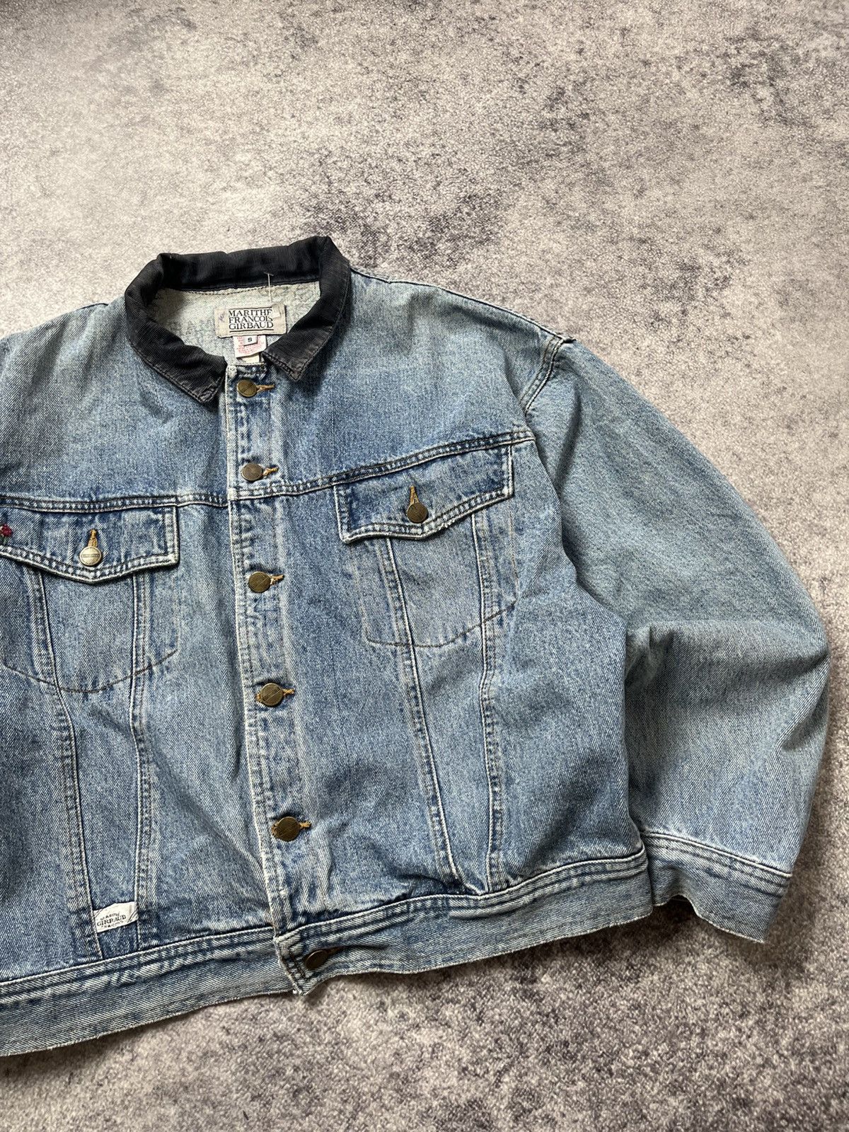 Marithe + Francois Girbaud 🔥90'S Marithe Francois Girbaud Archive Denim Cropped Jacket Size US S / EU 44-46 / 1 - 6 Thumbnail