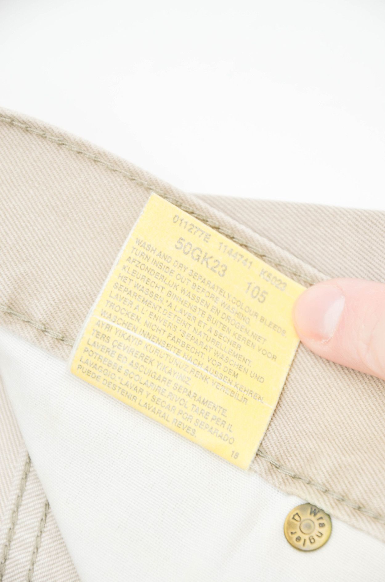 Vintage Wrangler Vintage Beige 10MWZ Cowboy Western Jeans size30 Size 30" / US 8 / IT 44 - 7 Thumbnail
