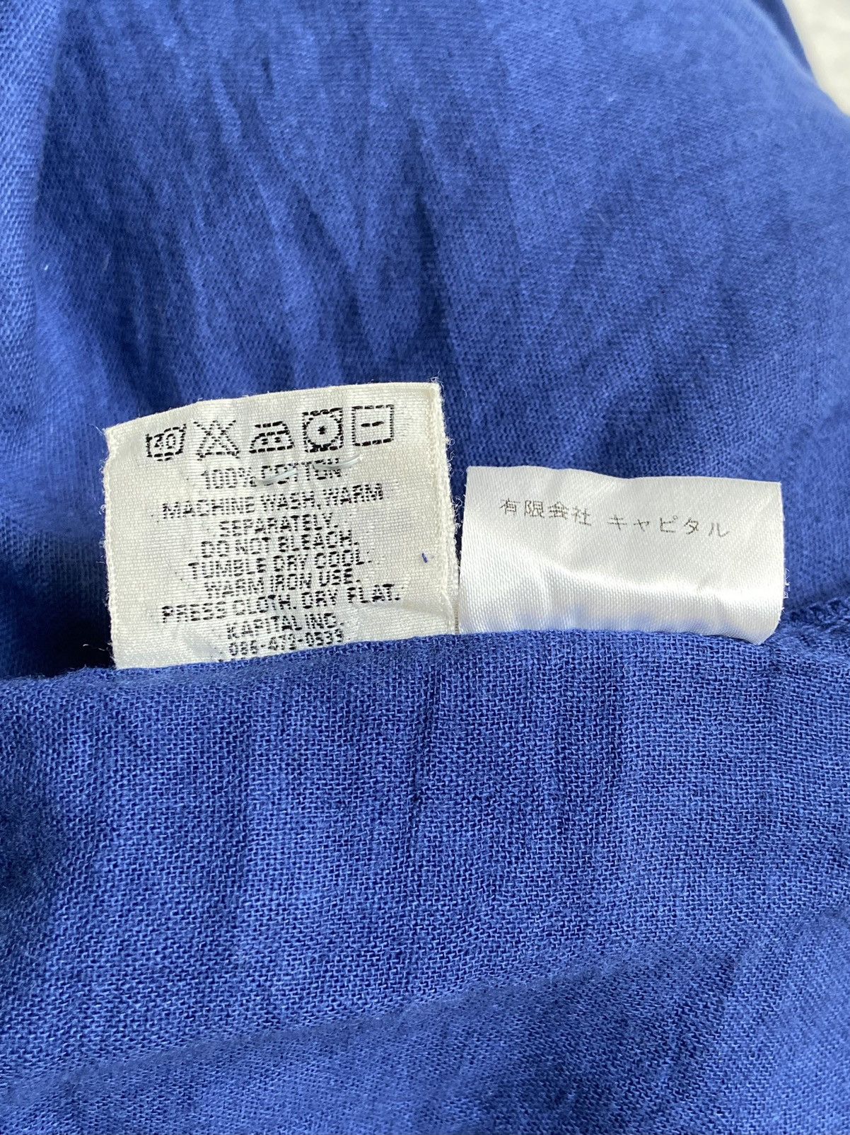 Kapital KAPITAL Blue Long T-Shirt Size US S / EU 44-46 / 1 - 14 Thumbnail