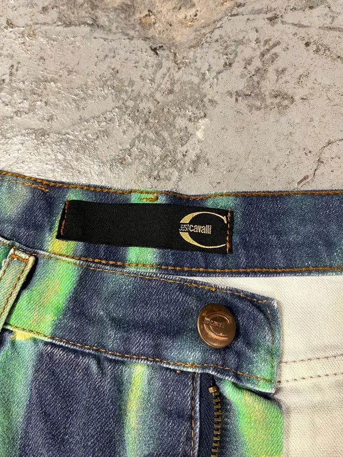 Just Cavalli × Vintage SS2002 Cavalli Hallucination Psycho Pants Size 27" / US 4 / IT 40 - 9 Thumbnail