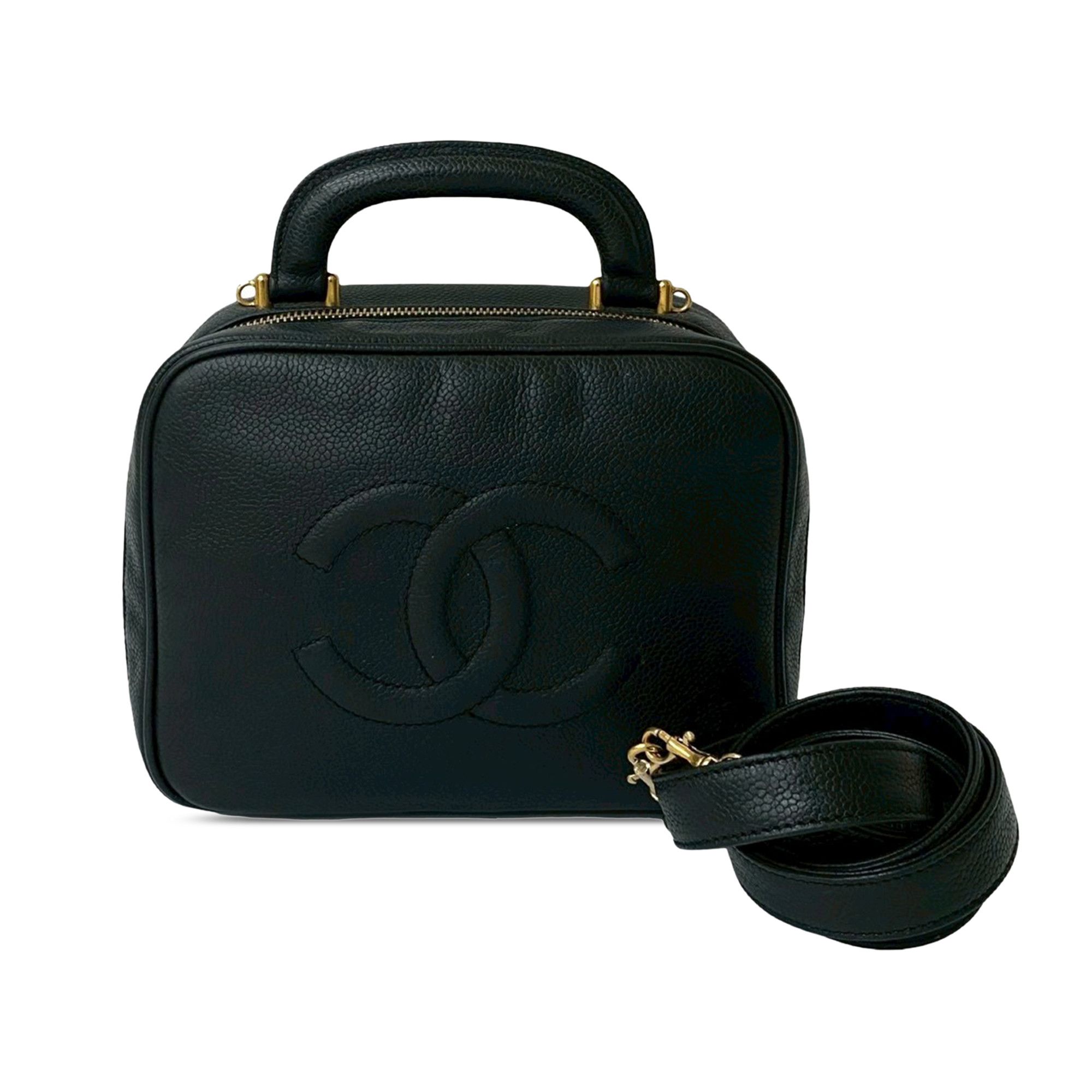 Chanel Chanel CC Caviar Vanity Case Size ONE SIZE - 1 Thumbnail