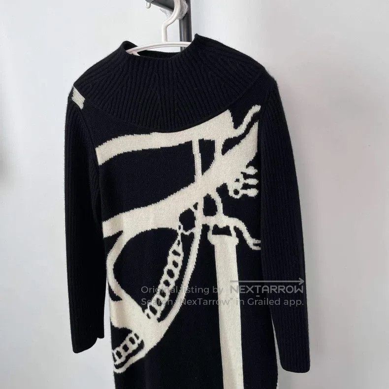 Hermes Black cashmere dress
