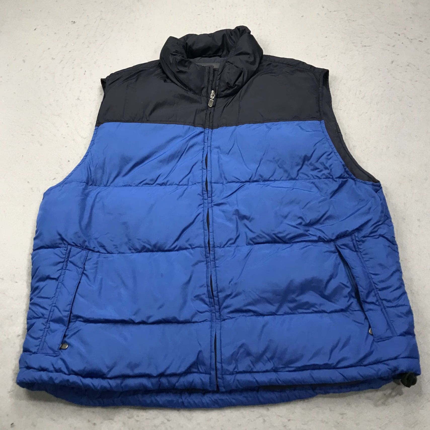 Eddie Bauer Eddie Bauer Vest Mens XL Blue Puffer Insulated Goose Down Full Zip Logo Hiking Vest Size US XL / EU 56 / 4 - 2 Thumbnail