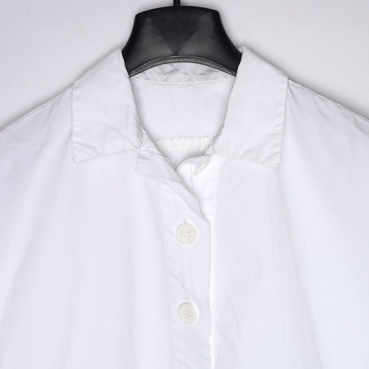 Casey Casey Casey Casey Oversized White Shirt Paper Tippy Top Wide Size XS / US 0-2 / IT 36-38 - 6 Thumbnail