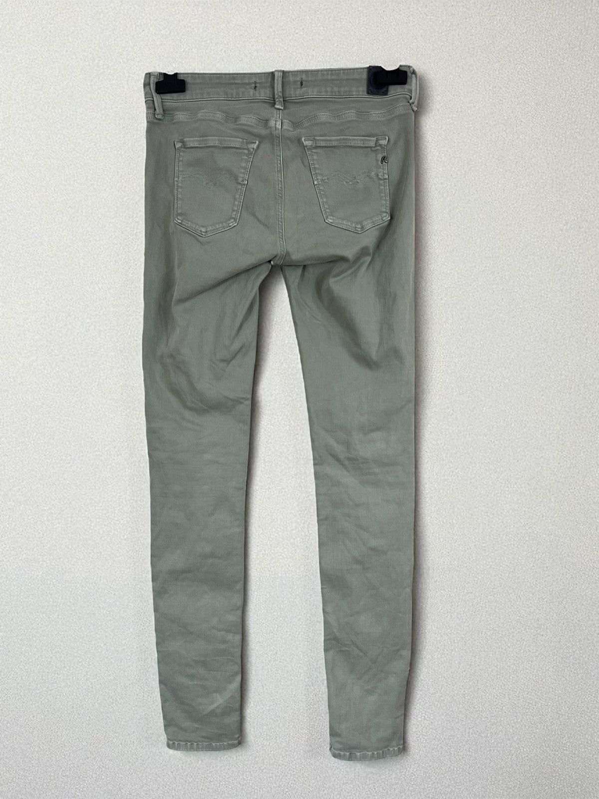 Replay Replay New Luz Hyperflex Khaki jeans size W29 L32 Size 29" - 3 Thumbnail