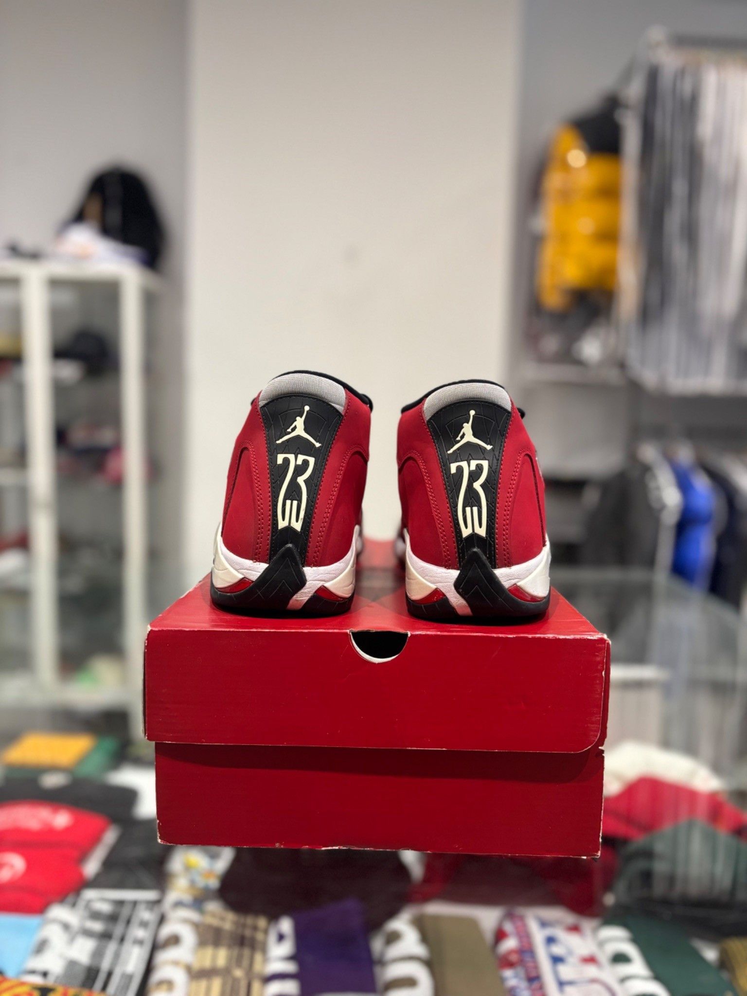 Jordan Brand Jordan 14 Gym Red Toro Size US 11 / EU 44 - 4 Thumbnail