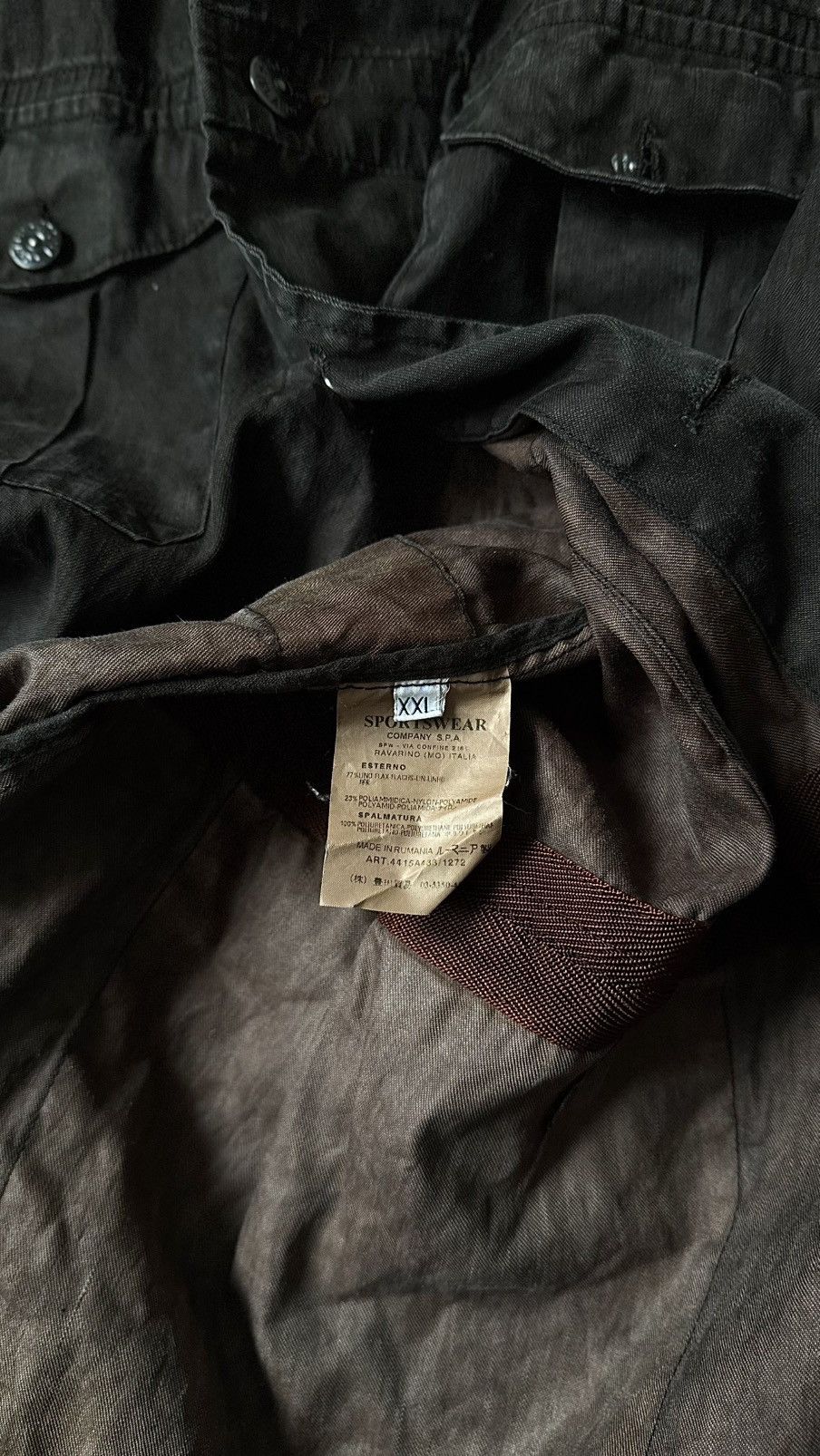 Stone Island × Vintage STONE ISLAND VINTAGE JACKET Size US XXL / EU 58 / 5 - 8 Thumbnail