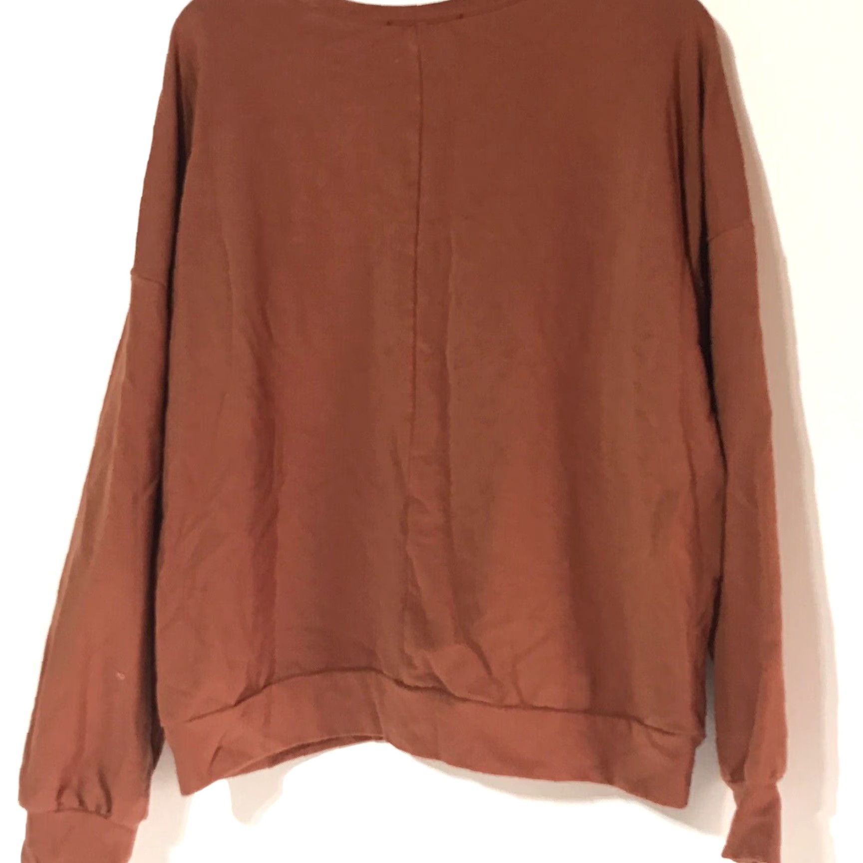 Vintage VINTAGE Fox Sweatshirt Women’s 1X Plus Size Burnt Orange Long Sleeve Knit Casual Fall Winter Size XL / US 12-14 / IT 48-50 - 4 Thumbnail