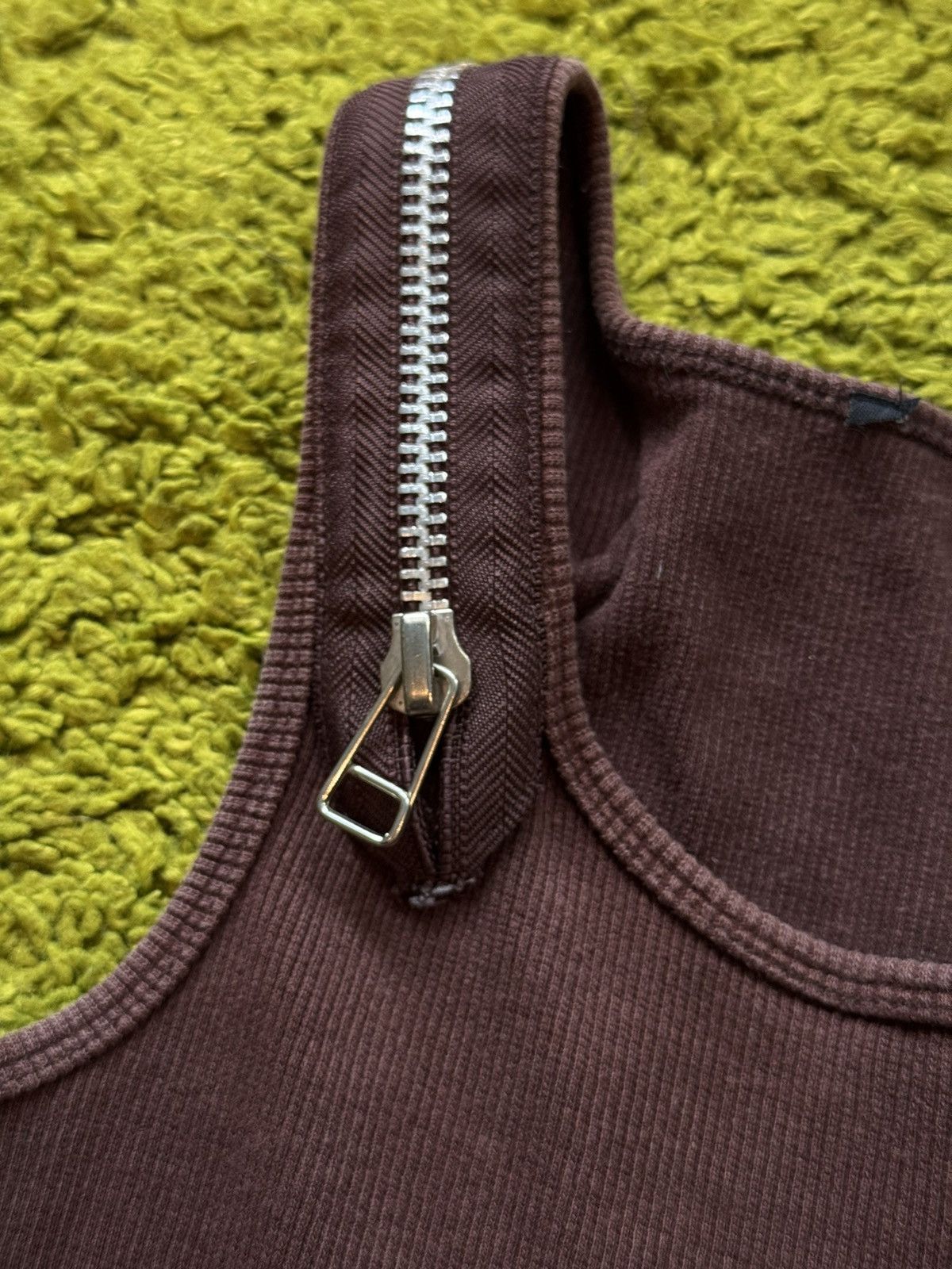 If Six Was Nine Avant Garde zip shoulder ribbed L.G.B Japan style tank top Size S / US 4 / IT 40 - 3 Thumbnail