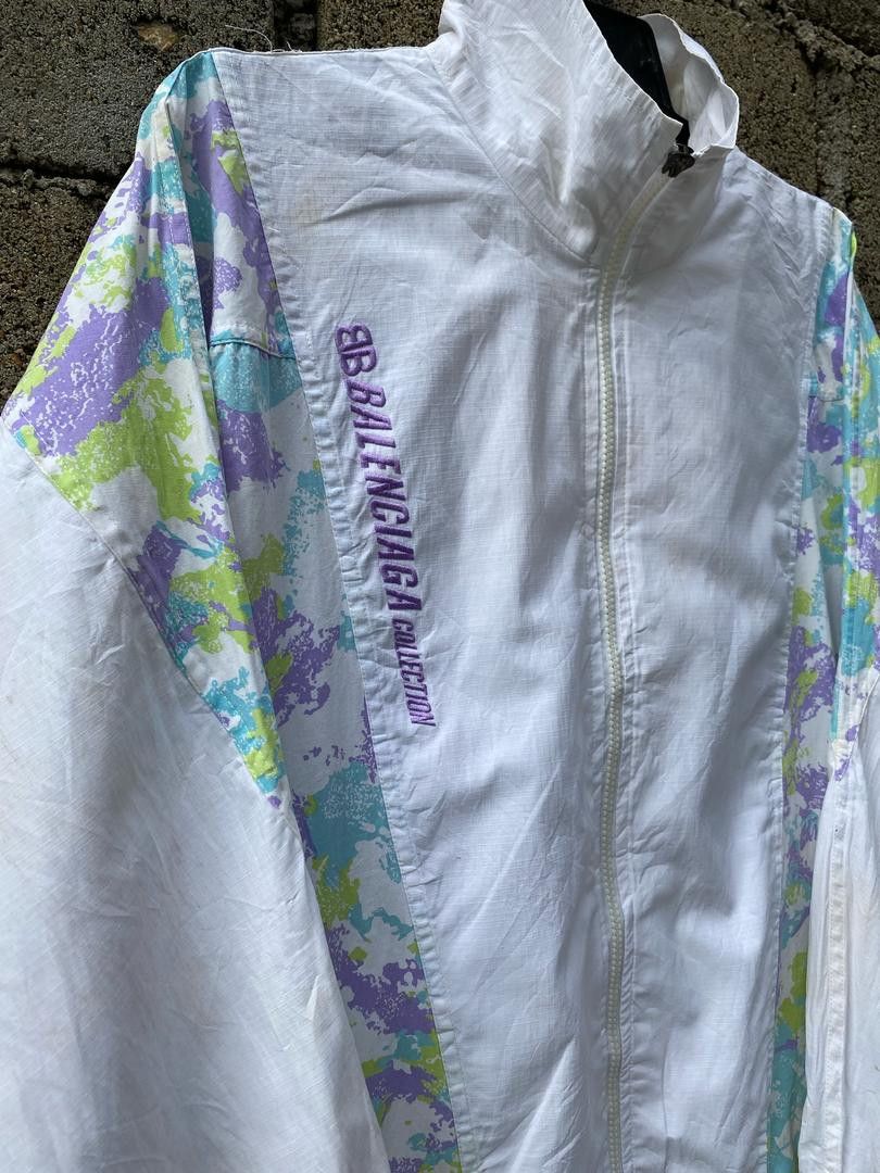 Balenciaga × Vintage Rare Vintage 90s🔥 Balenciaga Paris Full zipper Jacket Size US L / EU 52-54 / 3 - 5 Thumbnail