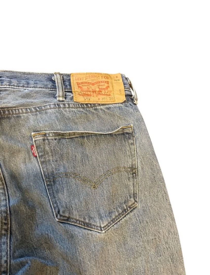 Levi's Disstressed Jeans Levis 501/ Workwear / Button Fly /Street Size US 39 - 7 Thumbnail