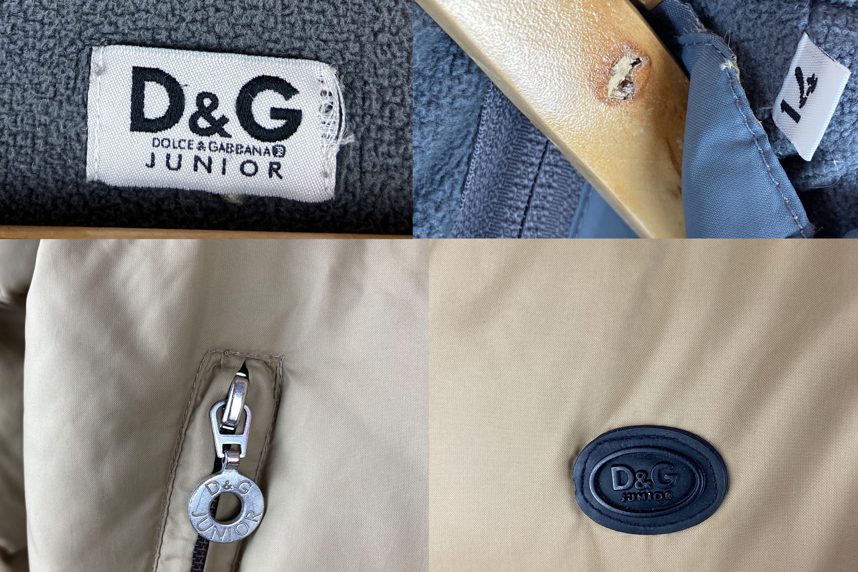 Dolce & Gabbana Vintage Dolce Gabbana Junior Beige Puffer Size US S / EU 44-46 / 1 - 10 Thumbnail