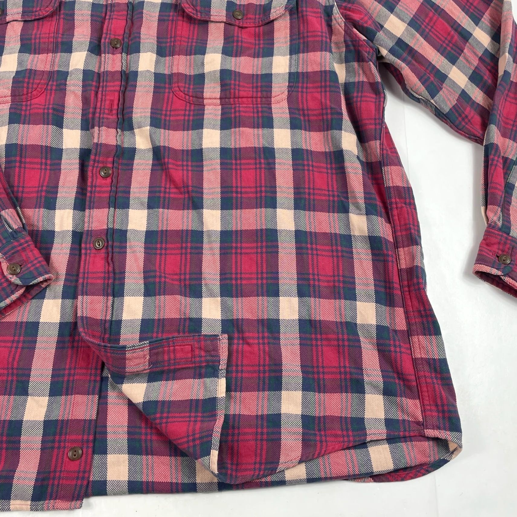 Abercrombie & Fitch VINTAGE Abercrombie & Fitch Shirt Mens L Red Flannel Long Sleeve Button-Up Casual Outdoor Size US L / EU 52-54 / 3 - 5 Thumbnail