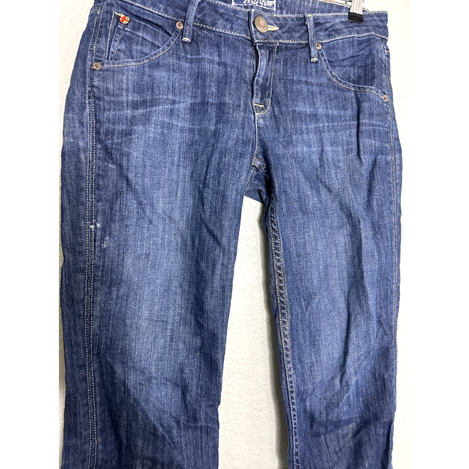 Hudson HUDSON Dark Wash Cropped Jeans Womens 30x21 Size 30 Regular Blue Cropped Jeans Womens Fashion 90s? Size 30" / US 8 / IT 44 - 3 Thumbnail