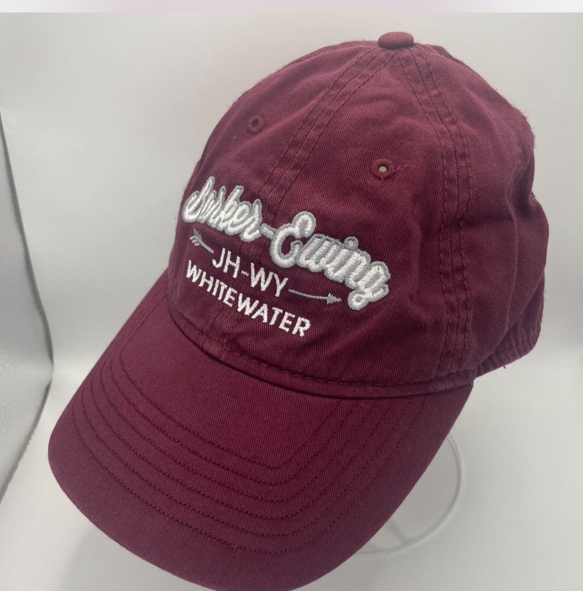 Other Barker-Ewing JH-WY Whitewater Maroon Baseball Cap OURAY Size ONE SIZE - 4 Thumbnail