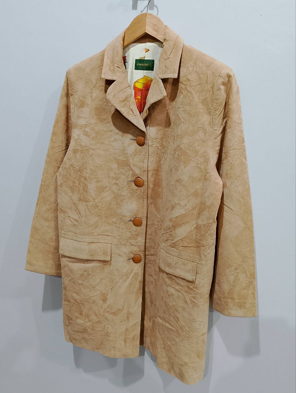 Hysteric Glamour RAMABERE Tricot Japan Made Single Breasted Rayon Trench Coat Size XL / US 12-14 / IT 48-50 - 4 Thumbnail
