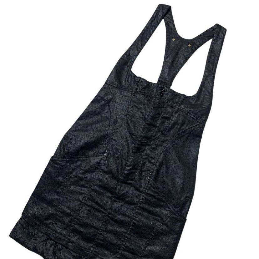 Diesel 2000s RARE DIESEL OVERALL SHORT SKIRT PUNK GOTHIC STYLE Size US 26 / EU 42 - 3 Thumbnail