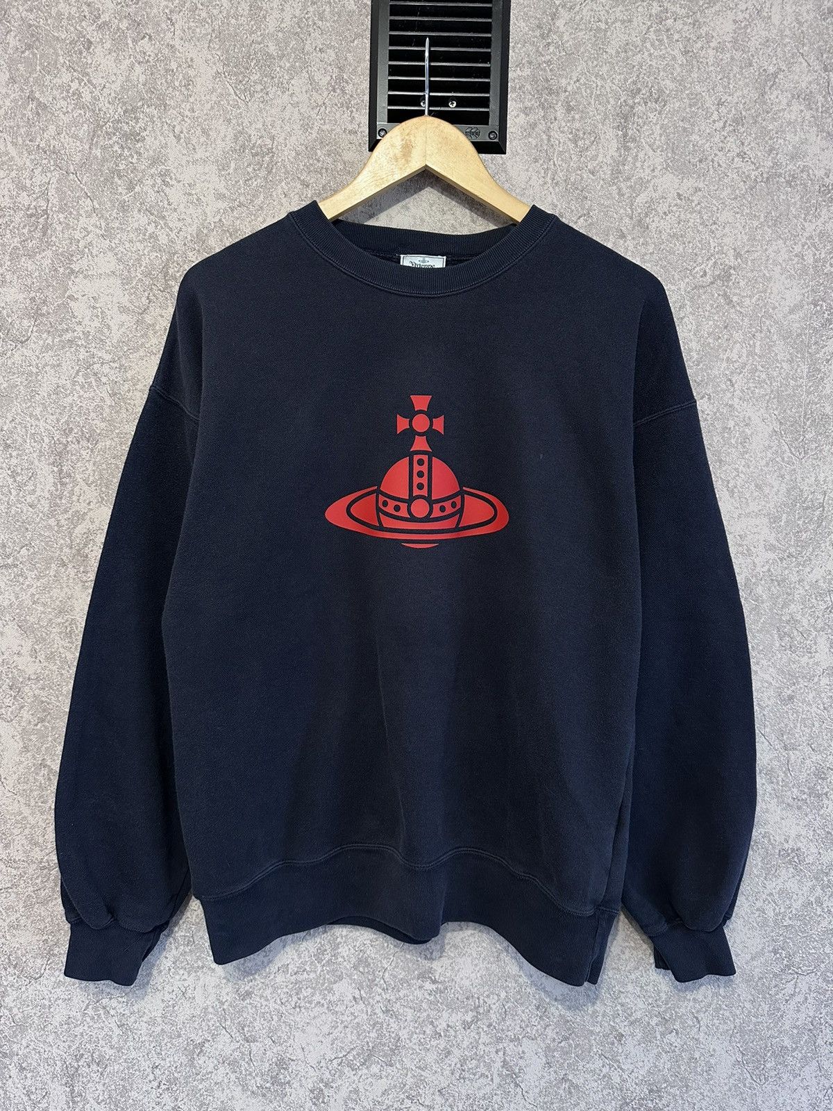 image of Vivienne Westwood Navy Blue Size XL Y2K Sweatshirt, Men's