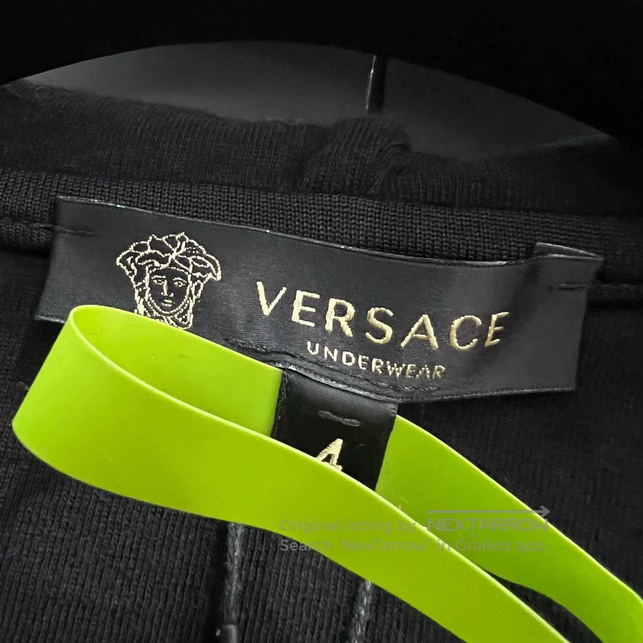 Versace versace black gold printed hooded jacket. Size L / US 10 / IT 46 - 3 Thumbnail