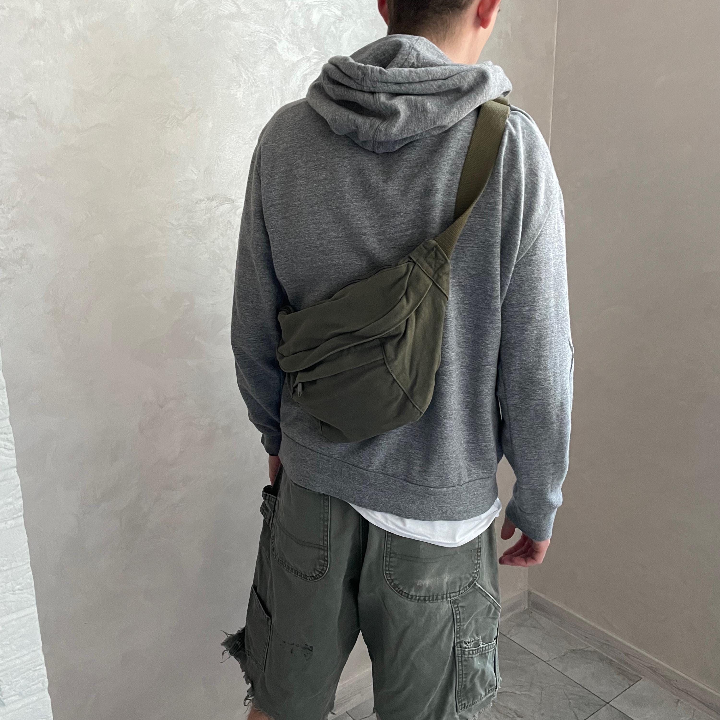 Other Canvas Sling Bag Hip y2k alt Waist Fanny Pack Bum Bag Size ONE SIZE - 3 Thumbnail