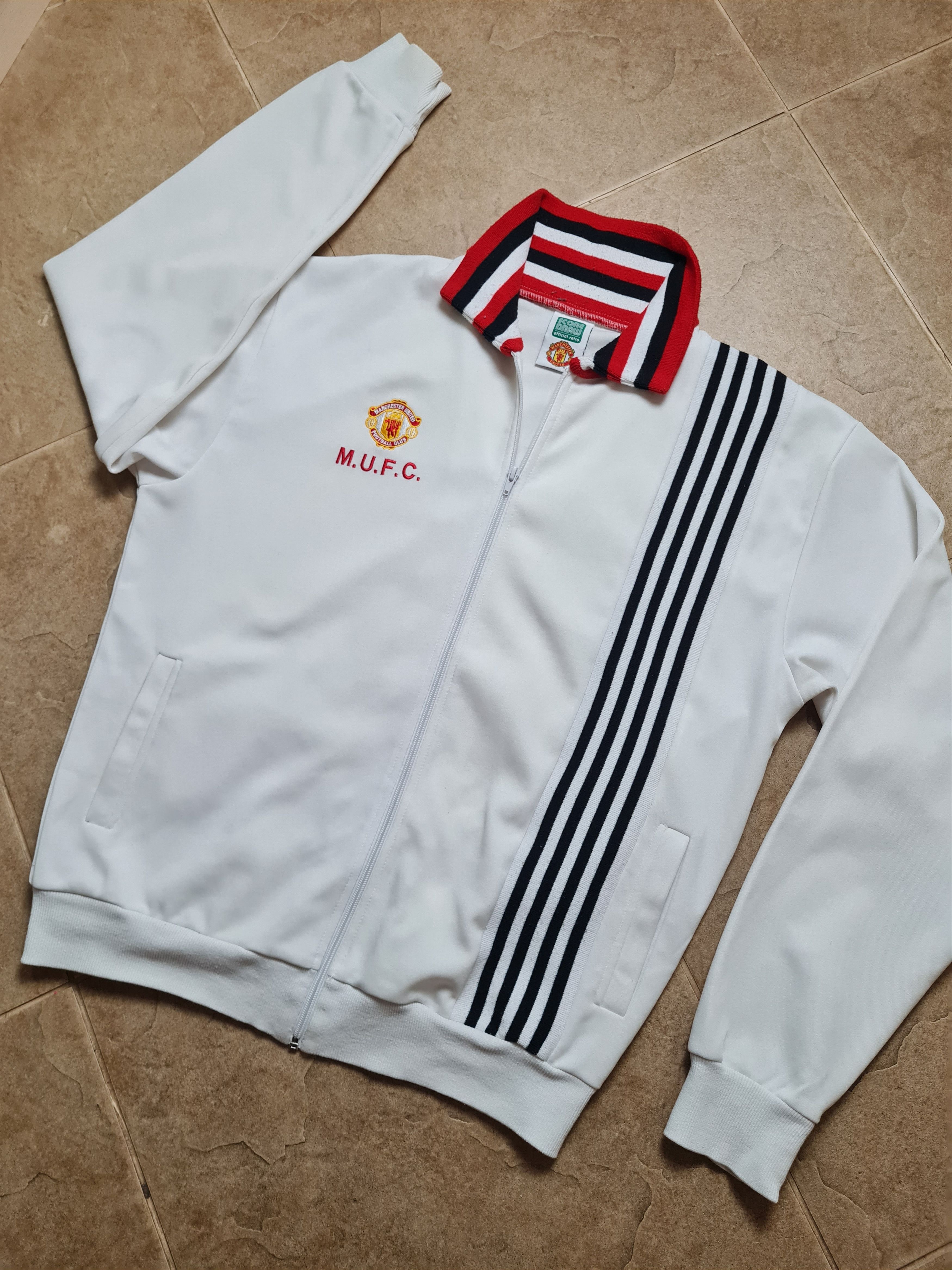 Other MANCHESTER UNITED 80s FOOTBALL SOCCER JACKET SCORE DRAW Size US L / EU 52-54 / 3 - 5 Thumbnail