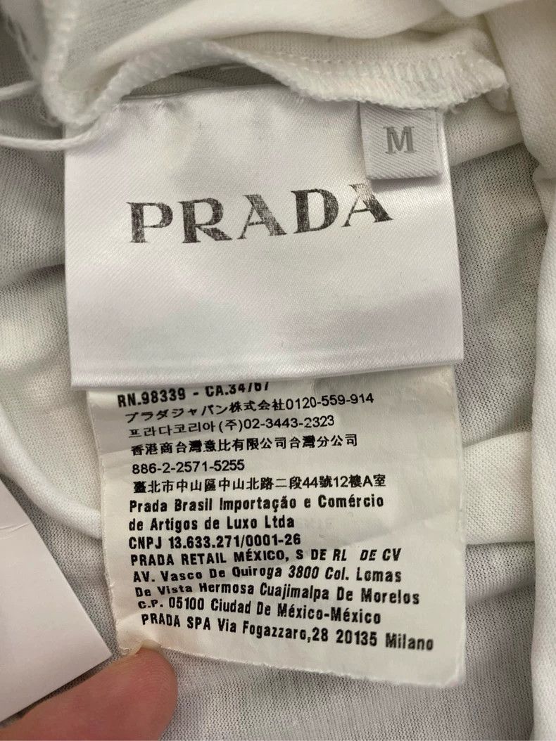 Prada Prada Art painting briefcase suitcase pattern short sleeves Size US M / EU 48-50 / 2 - 5 Thumbnail