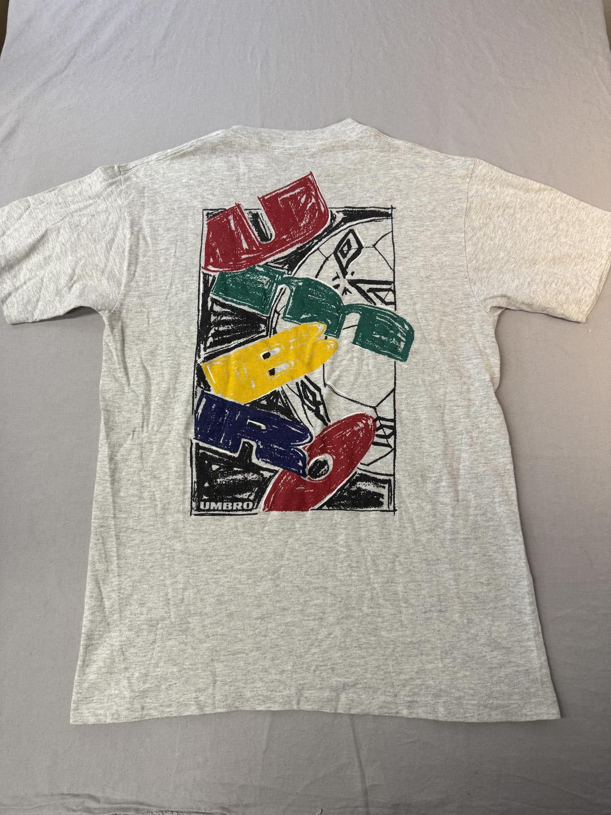 Umbro Umbro Soccer T-shirt Soccer Ball Crayon Art 90s Tee - M Size US M / EU 48-50 / 2 - 1 Thumbnail