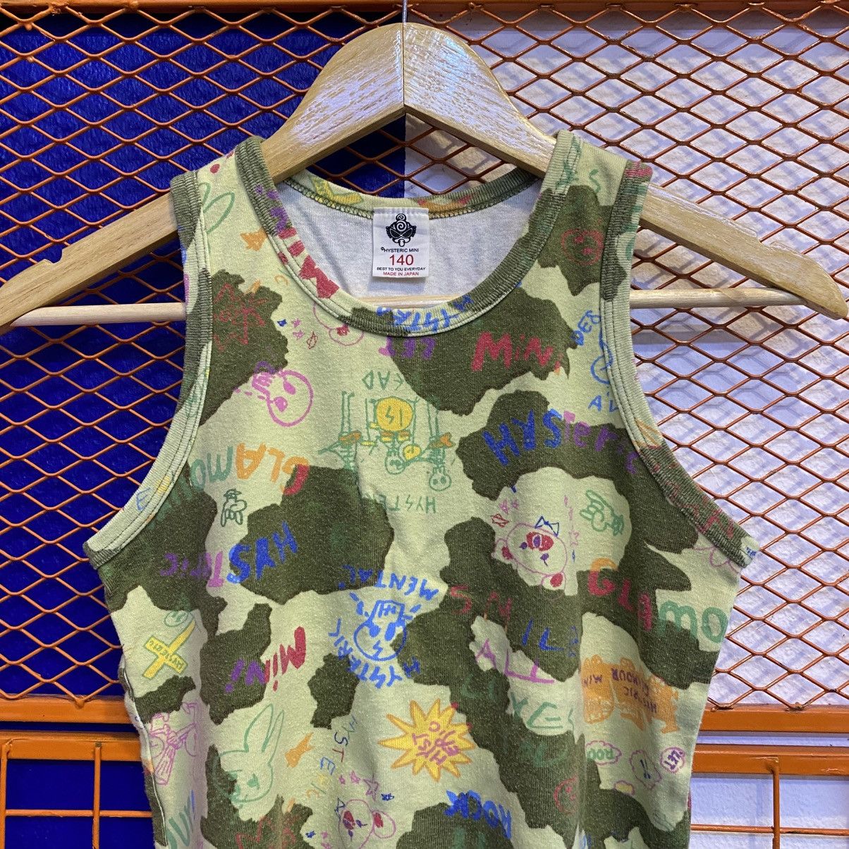 Hysteric Glamour Vintage Hysteric Mini Singlet Fullprint Japanese Brand Size US XXS / EU 40 - 2 Thumbnail