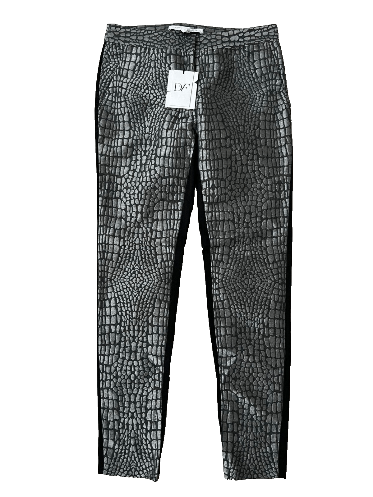 Diane von Furstenberg Diane von Furstenberg DVF Alexis JACQUARD PANTS Nightfall 4 Size 27" / US 4 / IT 40 - 4 Thumbnail