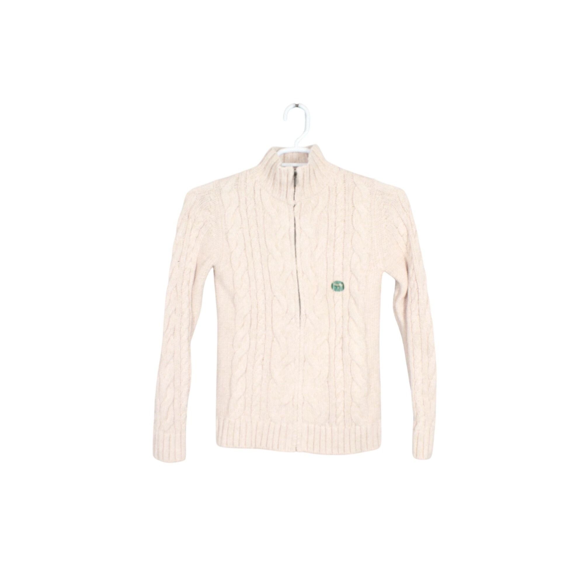 L.L. Bean LL Bean Womens Pink Cable Zip Cardigan Sweater Small Size S / US 4 / IT 40 - 1 Thumbnail