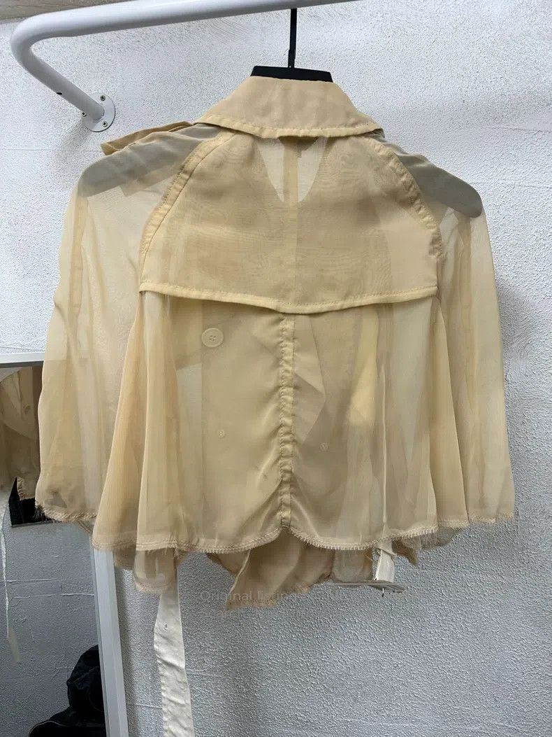 Comme des Garcons Chiffon Biker Shawl