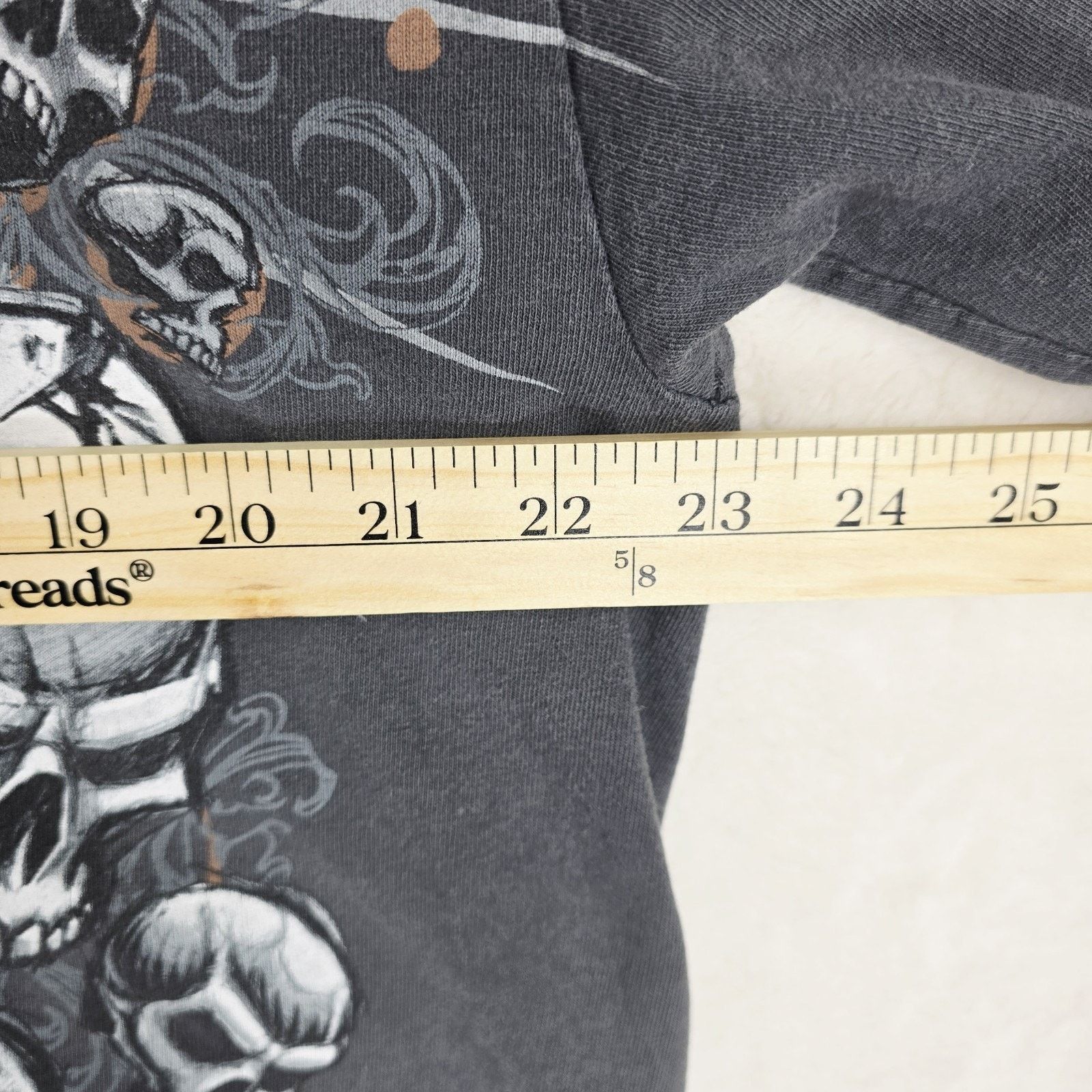 Other Vintage Y2k Skulls & Smoke Shirt Mens Size XL Gray Skater Size US XL / EU 56 / 4 - 9 Thumbnail