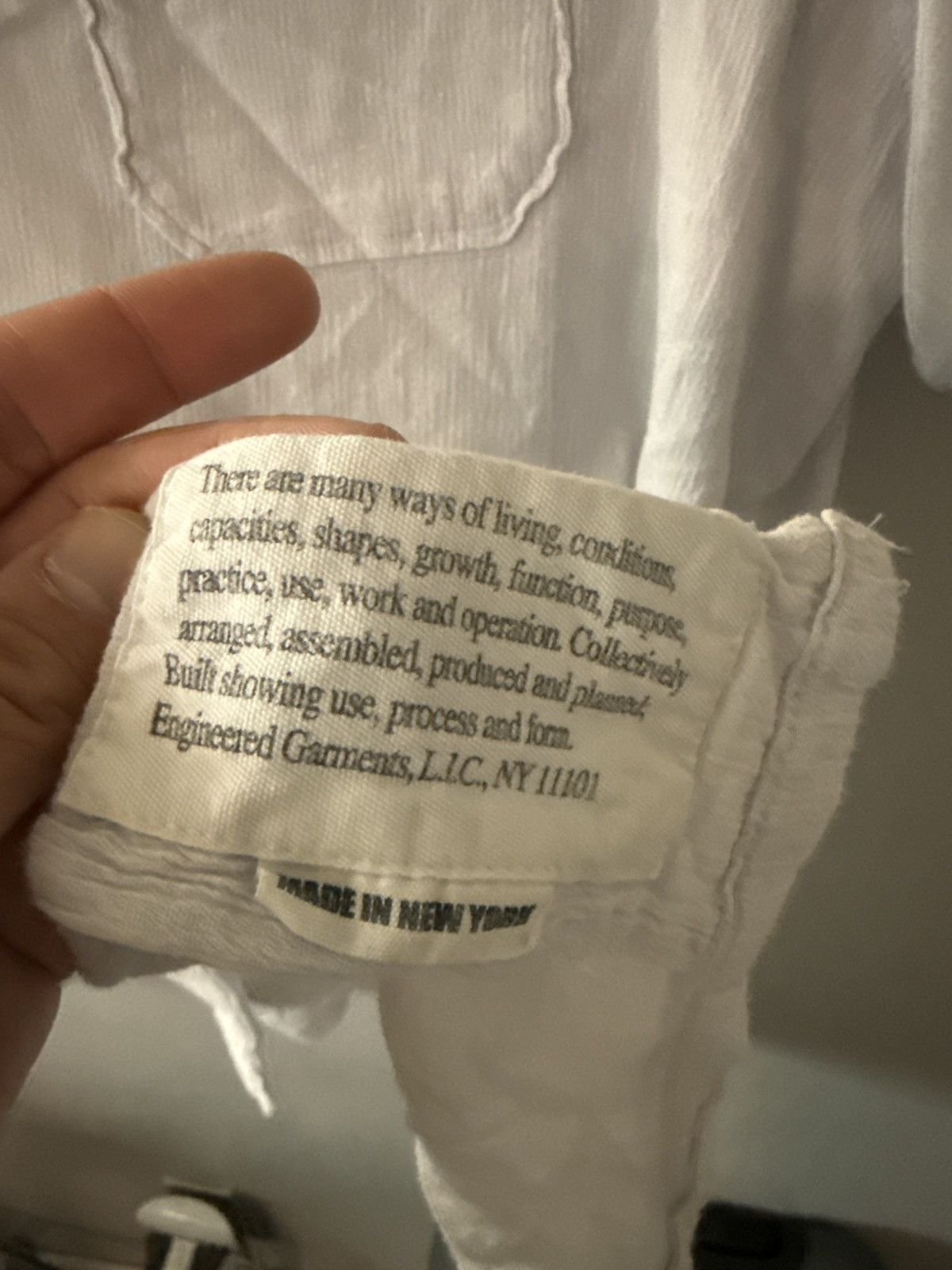 Engineered Garments Engineered Garments Crinkle Fabric Button Up Size US L / EU 52-54 / 3 - 5 Thumbnail